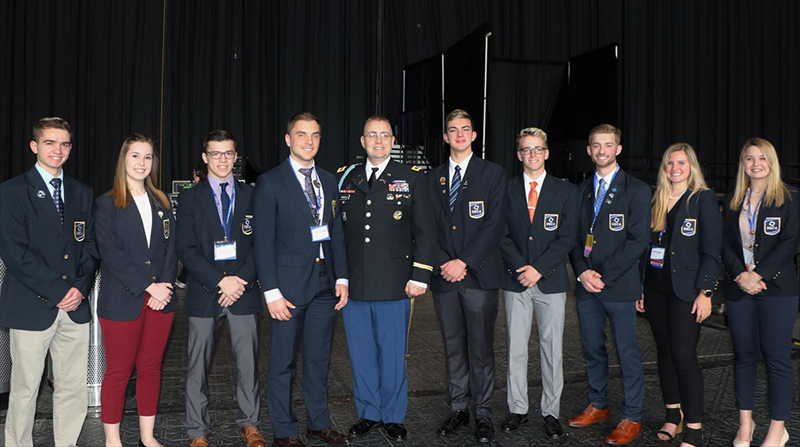 OVER $1MM IN ARMY/ROTC SCHOLARSHIPS AWARDED NINE DECA STUDENTS